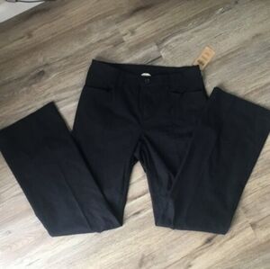 NWT Duluth Trading Co Women’s Black Straight-Leg Stretch Work/Dress Pants 6×31